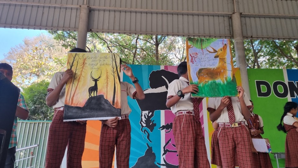   ACADEMIC YEAR 2023-2024 World Wildlife Day Assembly by 7 R 