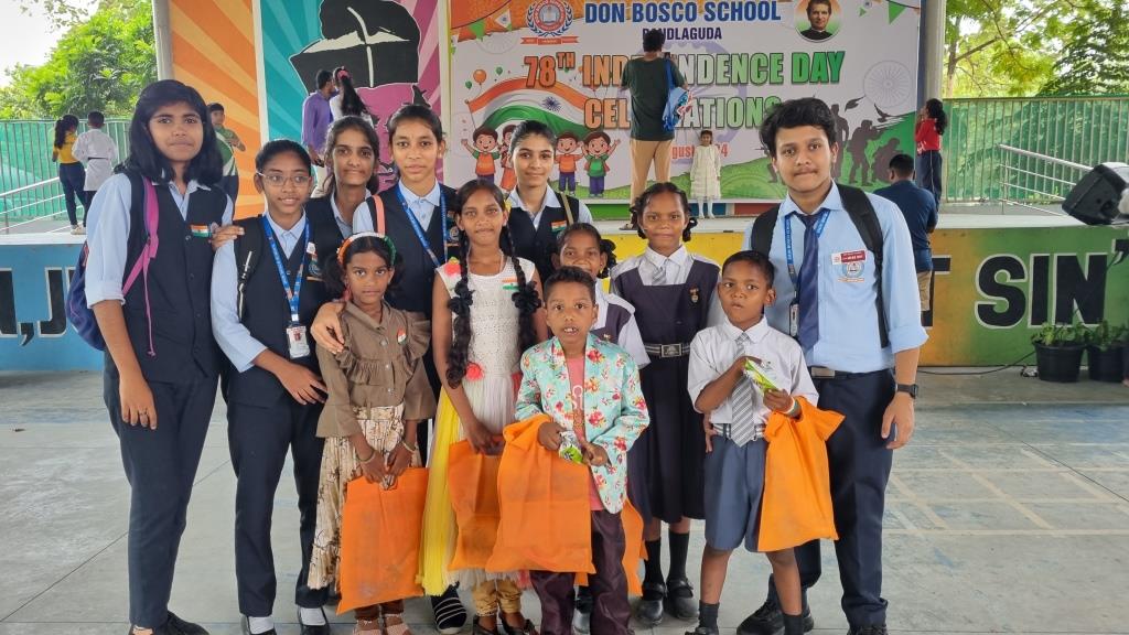 Independence Day Social Service by Class 11 & 12 Aug 15 – 18, 202